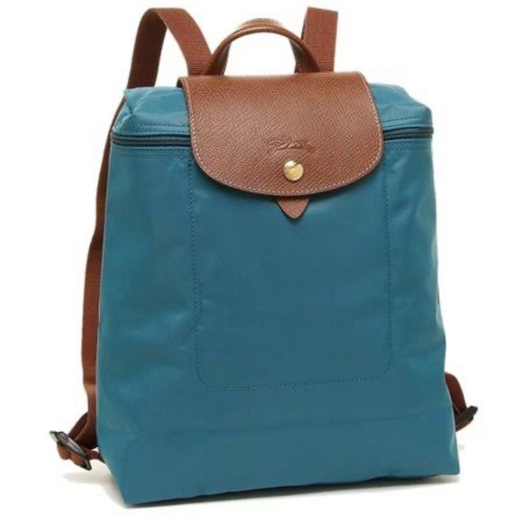 Longchamp Bags Longchamp Le Pliage Backpack In Peacock Poshmark
